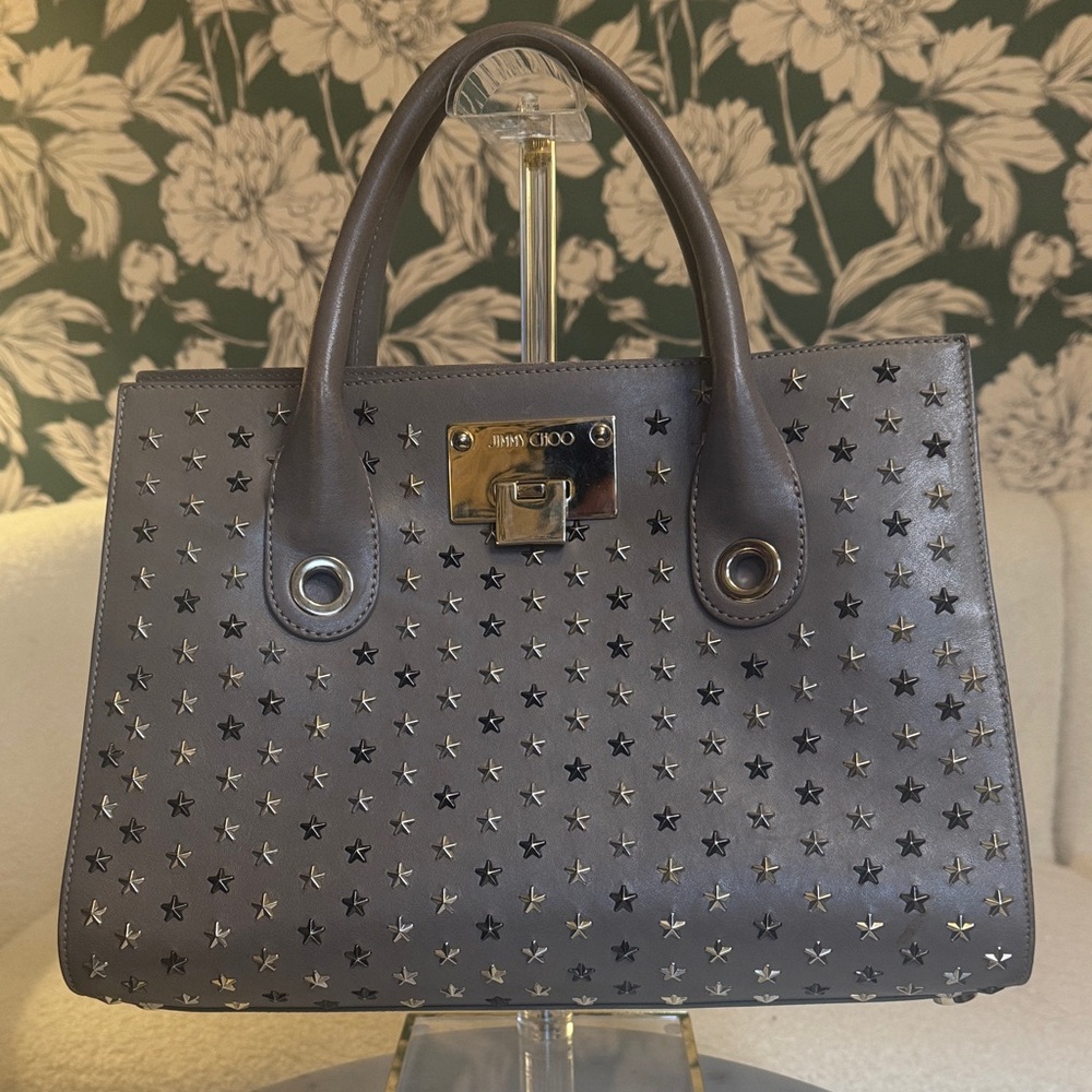 Jimmy Choo Metallic Star Bag Authentic w/Authenticity Card